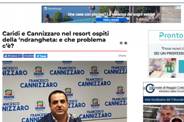 Il caso Cannizzaro ci fa riflettere il Meetup Reggio 5 Stelle 